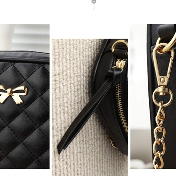 Small Crossbody Bag Faux Leather Women Girls Compact Purse for Travel - Picture 5 of 8